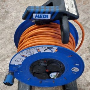 ENROULEUR ELECTRIQUE 40M 230V ORANGE