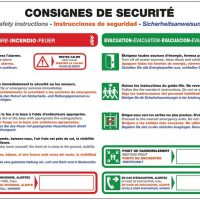 PANNEAU CONSIGNE DE SECURITE