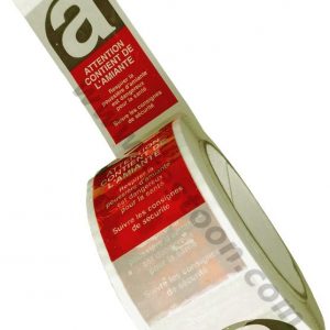 SCOTCH ETIQUETTE AMIANTE