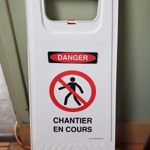 PANNEAU CHANTIER EN COURS