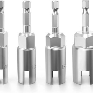 ECROUS TETE HEXAGONALE 6.35 mm POUR PERCEUSE