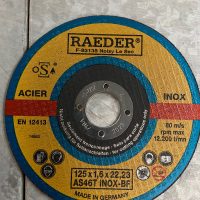 DISQUE ACIER INOX PLAT FIN READER