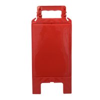 CHEVALET DE SIGNALISATION ROUGE CHANTIER AMIANTE