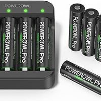 CHARGEUR + 8 PILES RECHARGEABLES