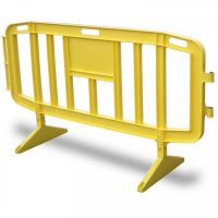 BARRIERE JAUNE STOP FOULE