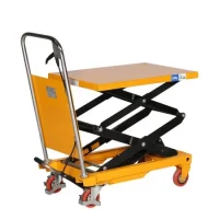 TABLE ELEVATRICE JAUNE 350KG #2